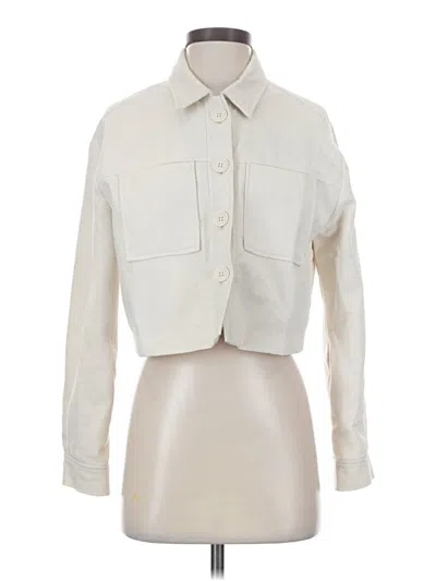 Pre-owned Halogen Jacket In Ivory