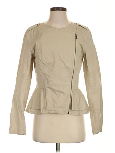 Pre-owned Halogen Jacket In Tan