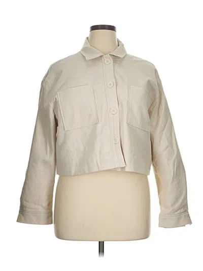 Pre-owned Halogen Jacket In White