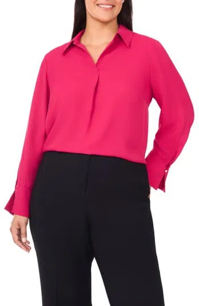 HALOGEN HALOGEN® JOHNNY COLLAR TOP