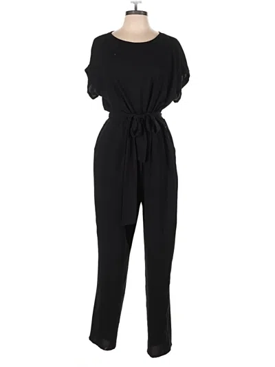 Pre-owned Halogen Jumpsuit In Black