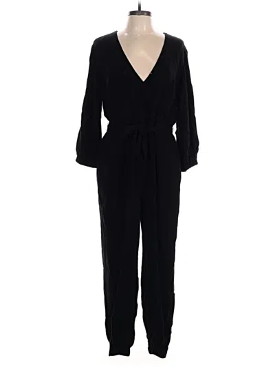 Pre-owned Halogen Jumpsuit In Black