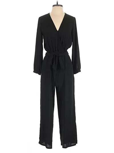 Pre-owned Halogen Jumpsuit In Black