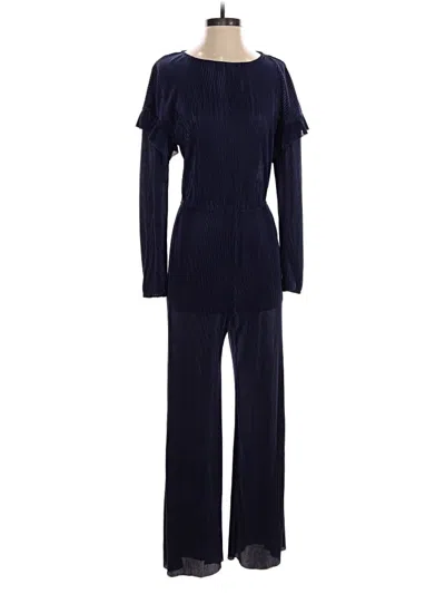 Pre-owned Halogen Jumpsuit In Blue
