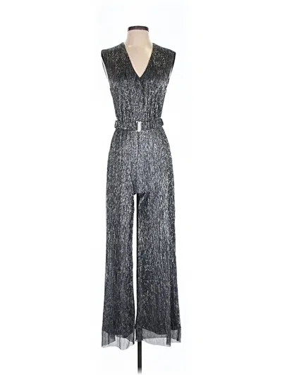 Pre-owned Halogen Jumpsuit In Silver