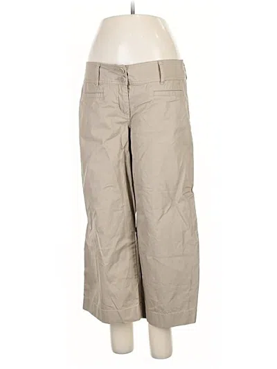 Pre-owned Halogen Khaki Pant In Brown
