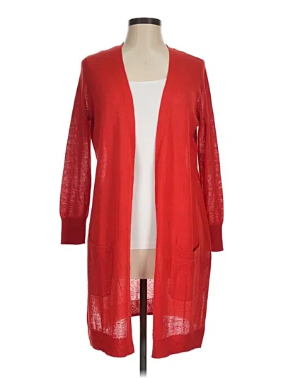 Pre-owned Halogen Kimono In Red