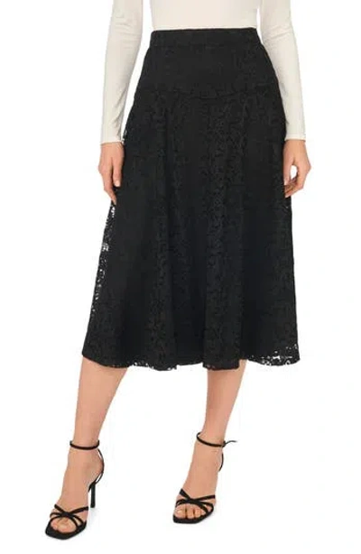 Halogen ® Lace Godet Midi Skirt In Black