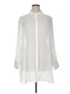 Halogen Long Sleeve Blouse In White