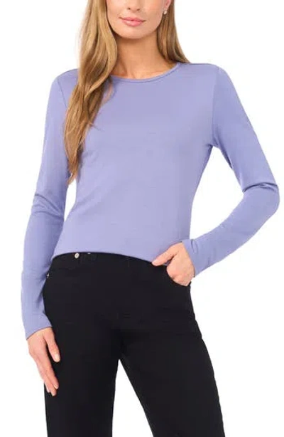 Halogen ® Long Sleeve Knit Top In Blue