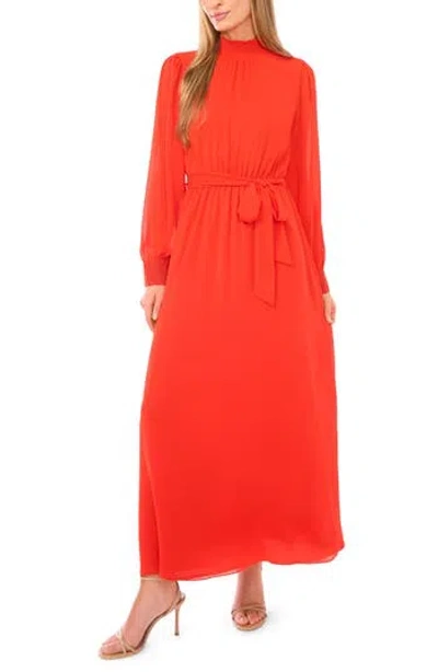 Halogen ® Long Sleeve Maxi Dress In Orange