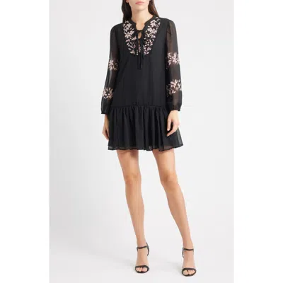 Halogen ® Long Sleeve Sheath Dress In Black