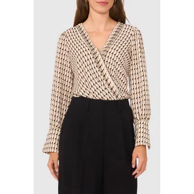 Halogen ® Long Sleeve Surplice Neck Top