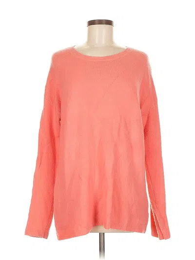 Pre-owned Halogen Long Sleeve T-shirt In Orange