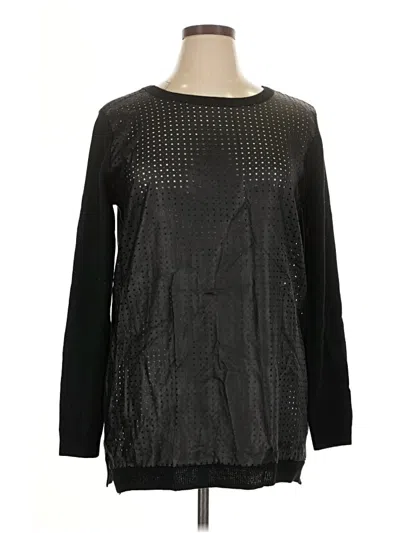 Halogen Long Sleeve T-shirt In Black