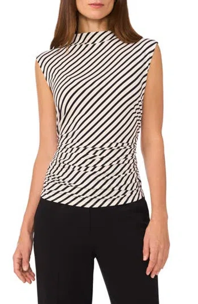 Halogen ® Mock Neck Sleeveless Top In Cobblestone