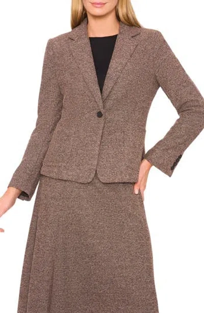 Halogen ® One-button Tweed Knit Blazer
