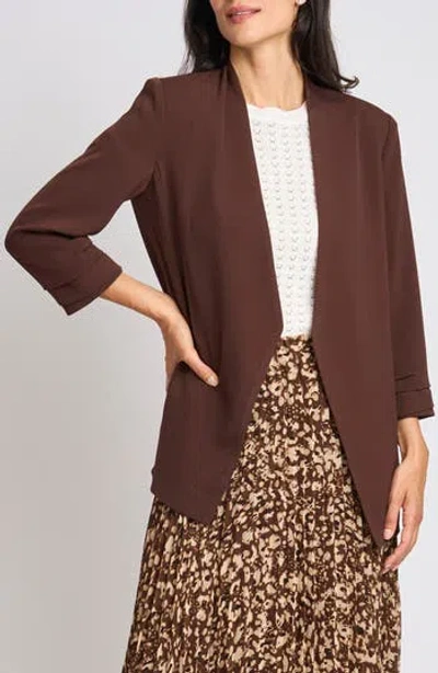 Halogen ® Open Front Blazer In Multi