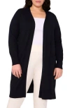 Halogen ® Open Front Longline Cardigan In Blue