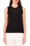 Halogen ® Open Stitch Sleeveless Sweater In Black