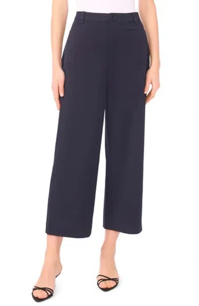 Halogen ® Patch Pocket Crop Twill Pants In Black