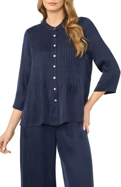Halogen ® Pintuck Top In Blue