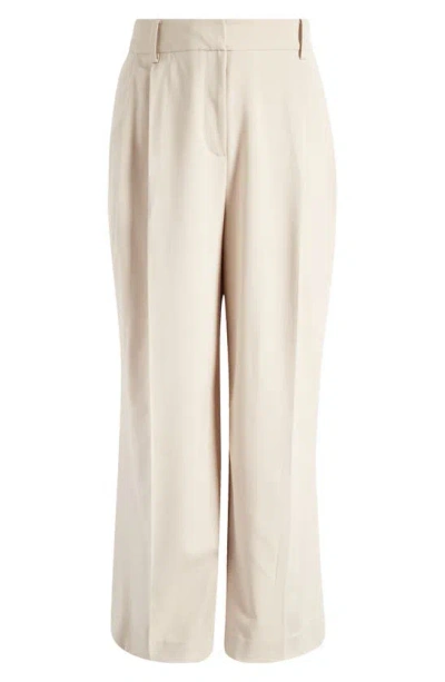 Halogen Pleat Front Pants In Oxford Tan