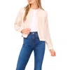 Halogen ® Pleated Bomber Jacket In Pink