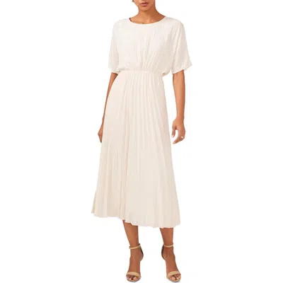 Halogen ® Pleated Midi Dress In Birch