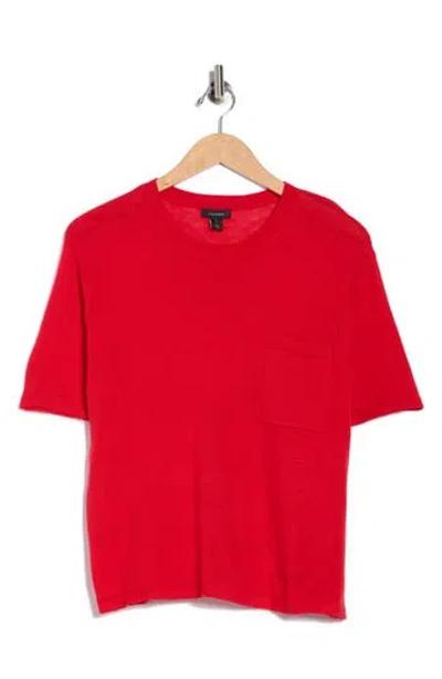 Halogen ® Pocket T-shirt In Red
