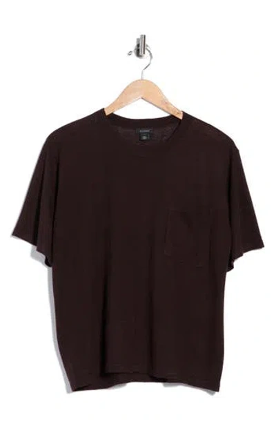 Halogen ® Pocket T-shirt In Burgundy