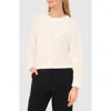 Halogen ® Pointelle Crewneck Sweater
