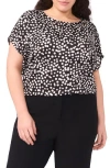 Halogen ® Polka Dot Crepe Top In Multi