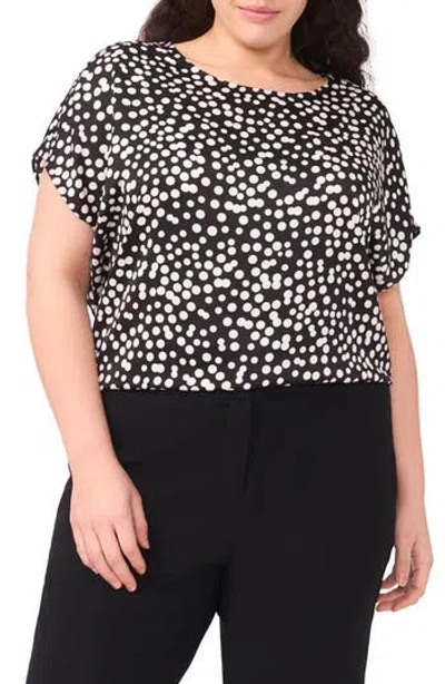 Halogen ® Polka Dot Crepe Top In Multi