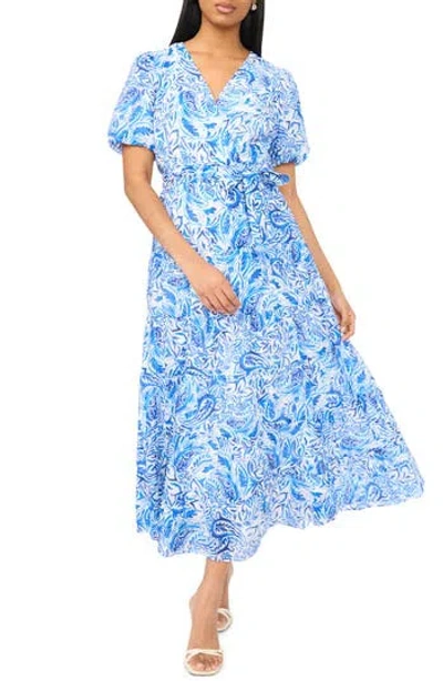 Halogen ® Puff Sleeve Maxi Dress In Blue