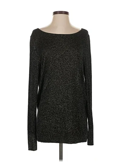 Pre-owned Halogen Pullover Sweater In Black