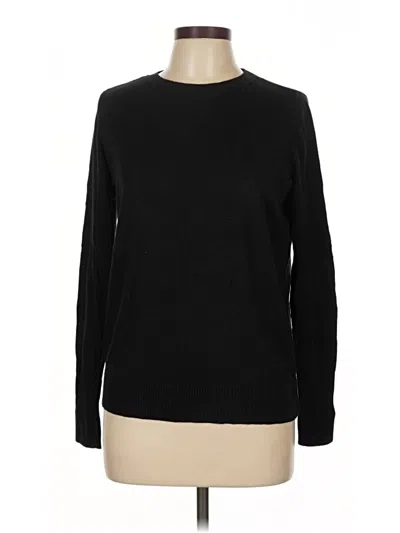 Pre-owned Halogen Pullover Sweater In Black