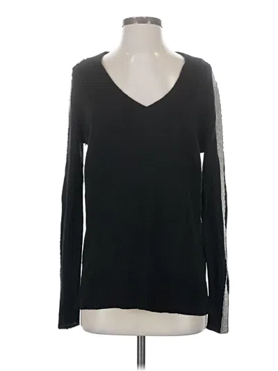 Pre-owned Halogen Pullover Sweater In Black