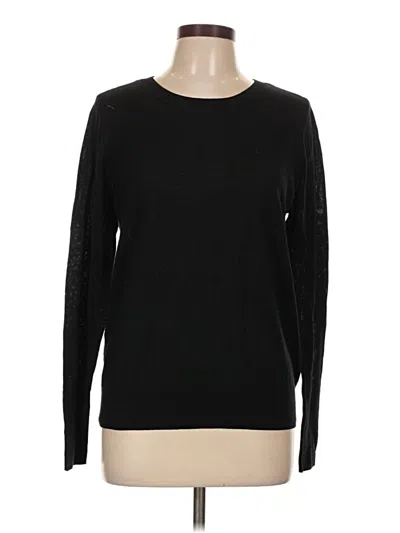 Pre-owned Halogen Pullover Sweater In Black