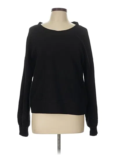 Pre-owned Halogen Pullover Sweater In Black