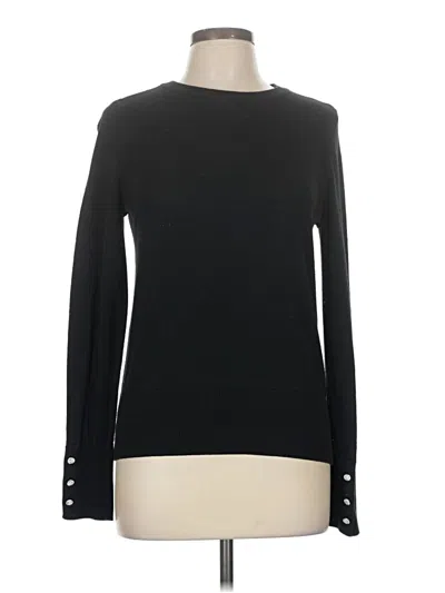 Pre-owned Halogen Pullover Sweater In Black