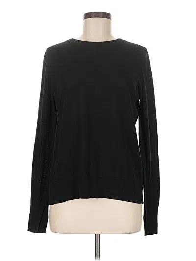 Pre-owned Halogen Pullover Sweater In Black