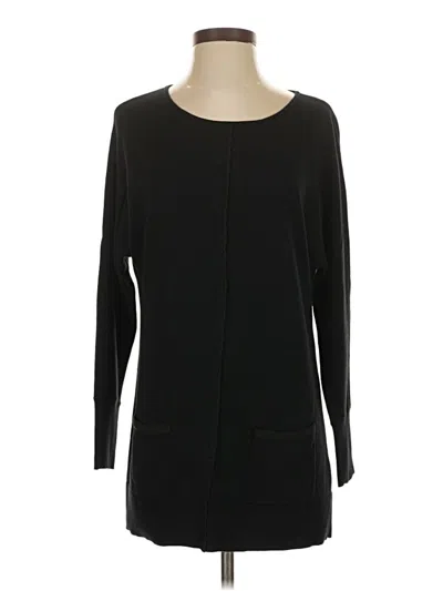 Pre-owned Halogen Pullover Sweater In Black