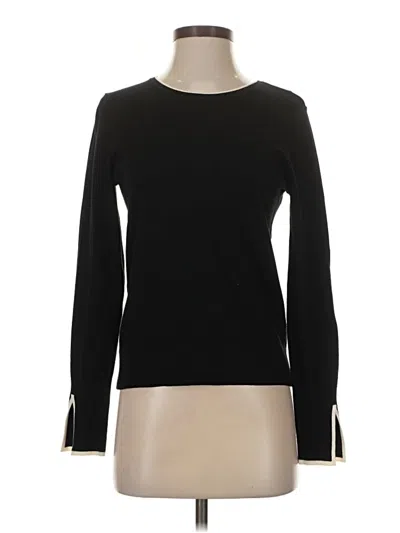 Pre-owned Halogen Pullover Sweater In Black