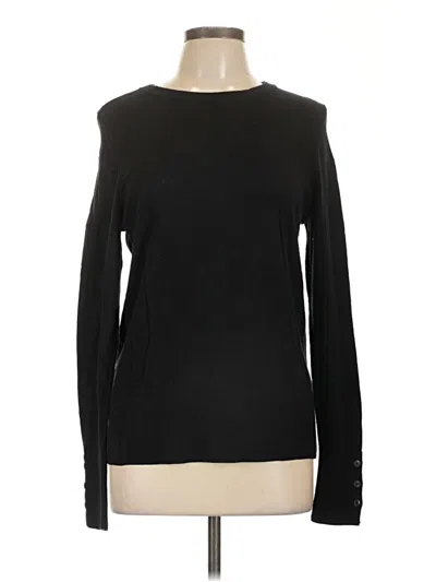 Pre-owned Halogen Pullover Sweater In Black