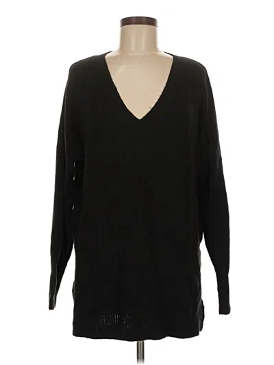 Pre-owned Halogen Pullover Sweater In Black