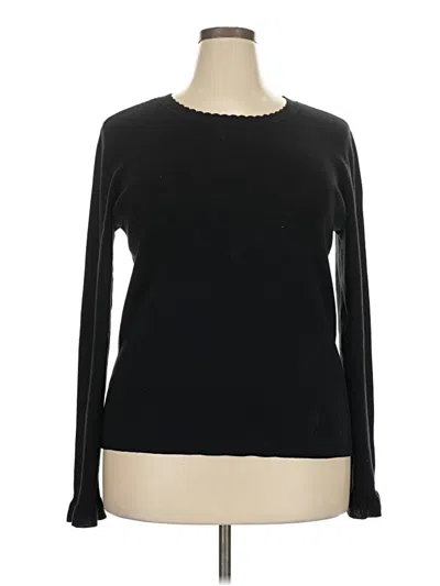 Halogen Pullover Sweater In Black