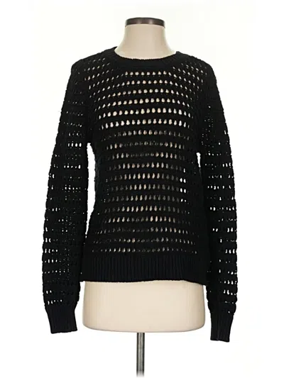 Pre-owned Halogen Pullover Sweater In Black