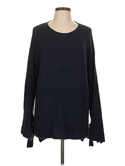 Pre-owned Halogen Pullover Sweater In Black