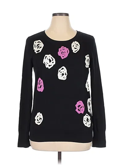 Pre-owned Halogen Pullover Sweater In Black